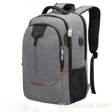 Mochila de laptop de viaje de Oxford USB Cargo